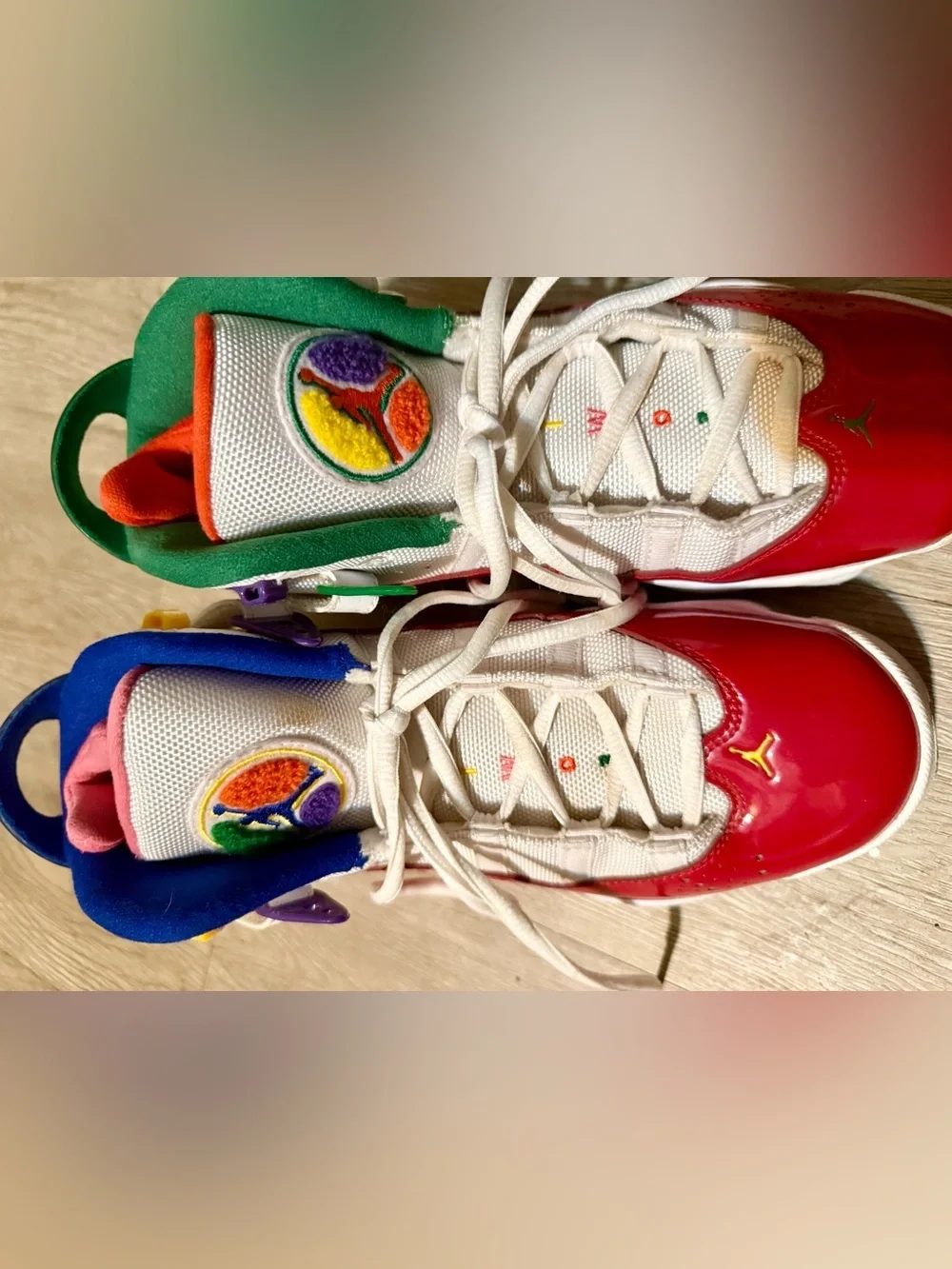 Nike Air Jordan 6 Rings MultiColor Sneakers, Size 7Y